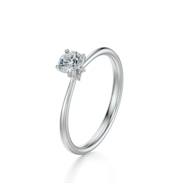 Pierścionek białe złoto z diamentami AJPZ_065